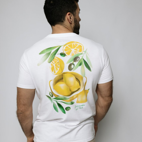 REMERA ABERCROMBIE LEMON BLANCA