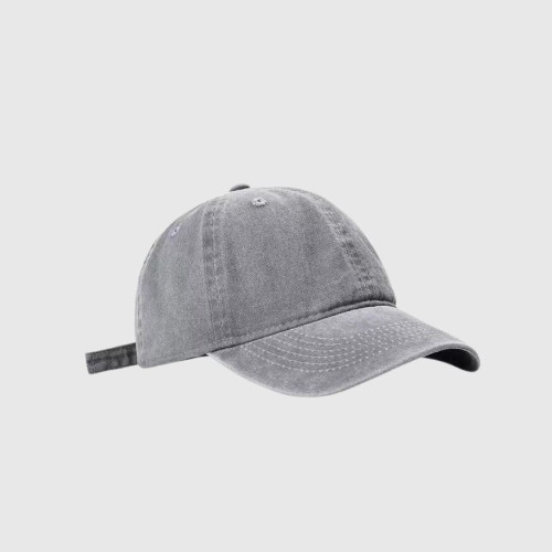 GORRA AH LAVADO GRIS