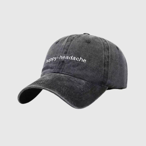 GORRA AH HAPPY HEADACHE NEGRA