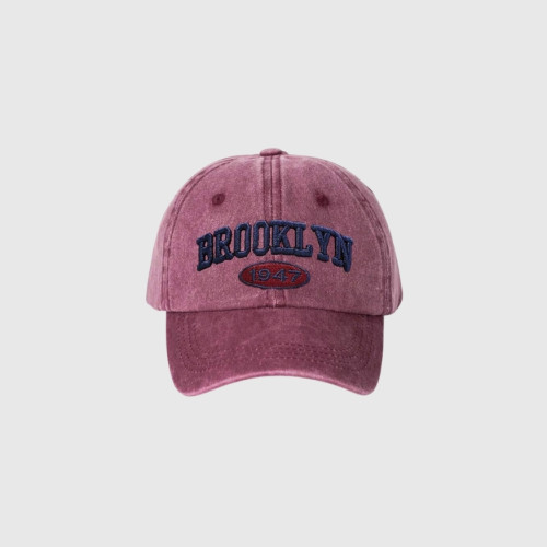 GORRA AH LAVADO BORDO BROOKLYN