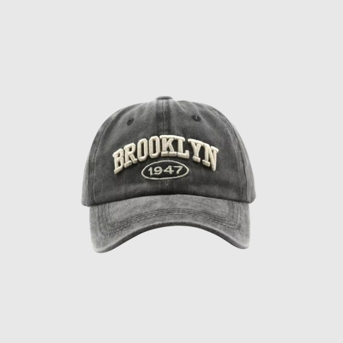 GORRA AH LAVADO NEGRO BROOKLYN