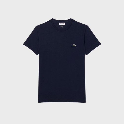 REMERA CUELLO REDONDO LACOSTE AZUL MARINO