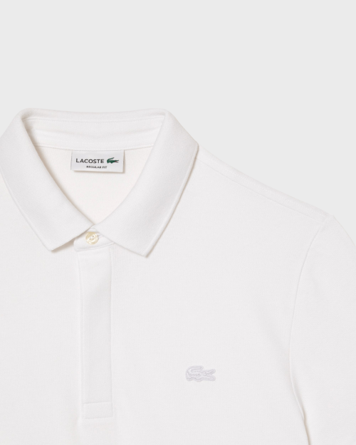 REMERA LACOSTE PARIS POLO BLANCA