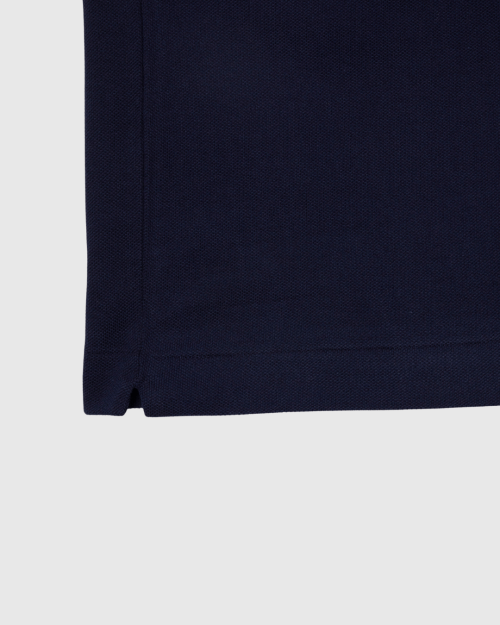 REMERA CUELLO POLO LACOSTE AZUL MARINO