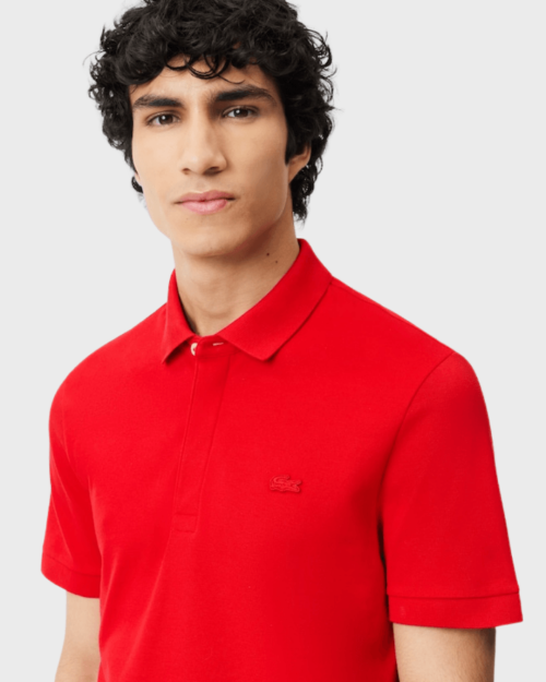 REMERA LACOSTE PARIS POLO ROJA