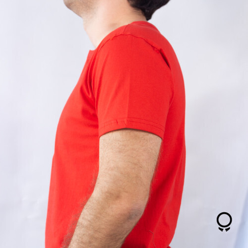 REMERA LIBERATO BASICS HENLEY ROJA