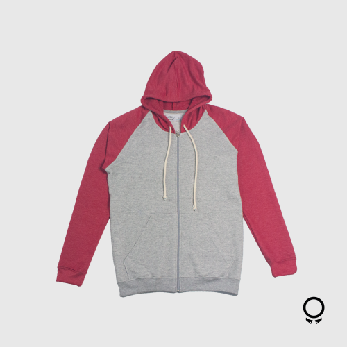 CAMPERA LIBERATO BASICS COMBINADO ROJO