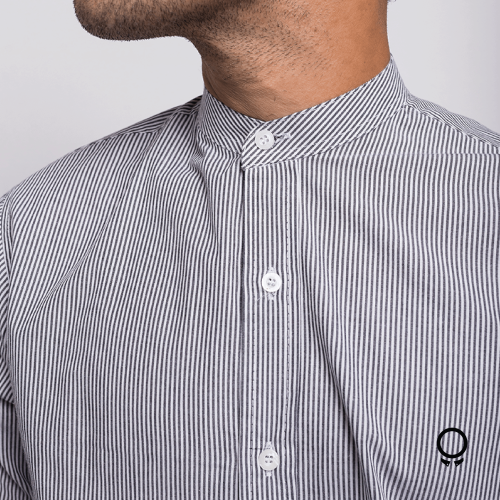 CAMISA LIBERATO BASICS RAYAS NEGRAS