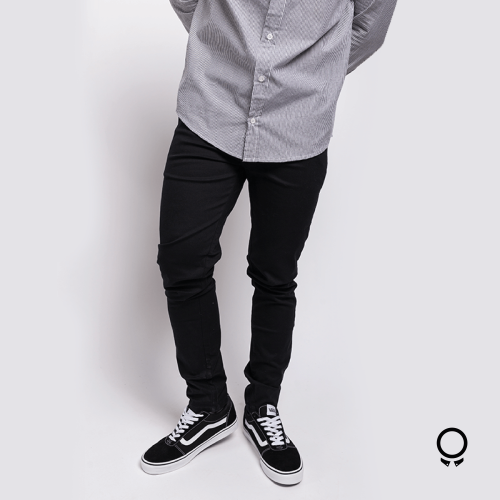 CAMISA LIBERATO BASICS RAYAS NEGRAS