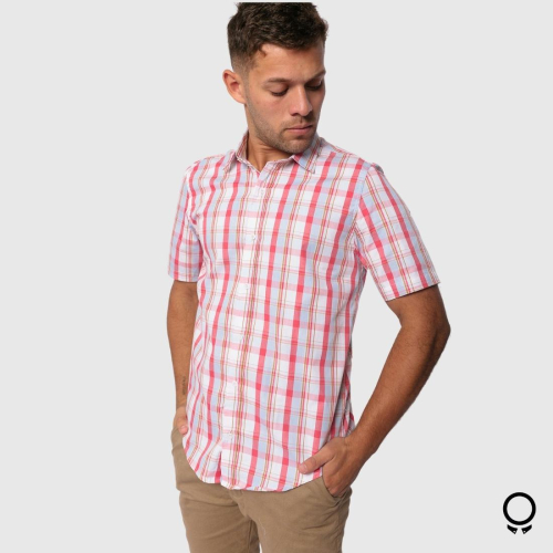 CAMISA LIBERATO BASICS MANGAS CORTAS RAYAS DE COLORES