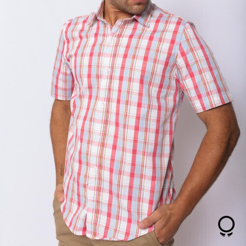 CAMISA LIBERATO BASICS MANGAS CORTAS RAYAS DE COLORES