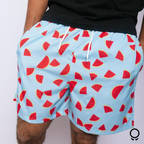SHORT DE BAÑO LIBERATO BASICS CELESTE SANDIAS