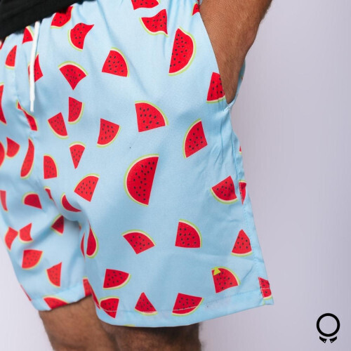 SHORT DE BAÑO LIBERATO BASICS CELESTE SANDIAS