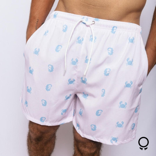 SHORT DE BAÑO LIBERATO BASICS ROSADO FONDO DE MAR