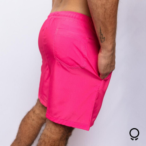 SHORT DE BAÑO LIBERATO BASICS FUCSIA