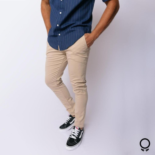PANTALON CHINO LIBERATO BASICS BEIGE