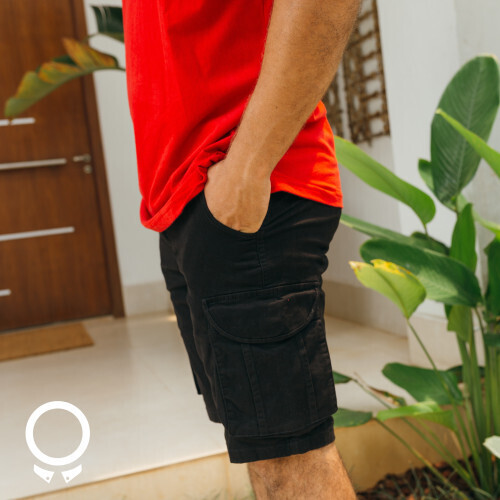 BERMUDA LIBERATO BASICS CARGO NEGRO