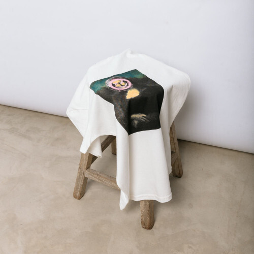 REMERA LIBERATO BASICS REGULAR FIT BLANCA MONALISA