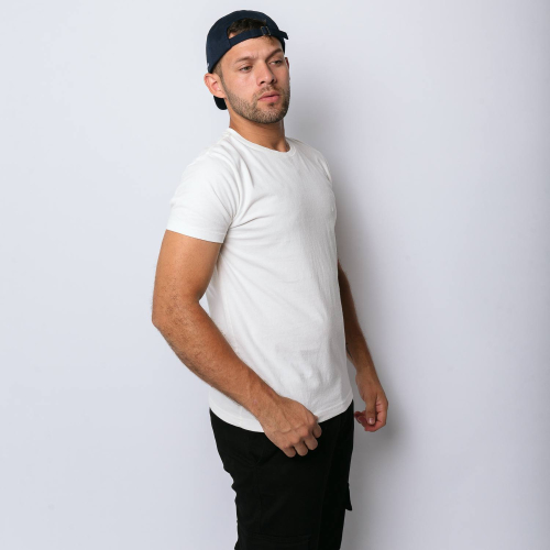 REMERA LIBERATO BASICS REGULAR FIT BLANCA