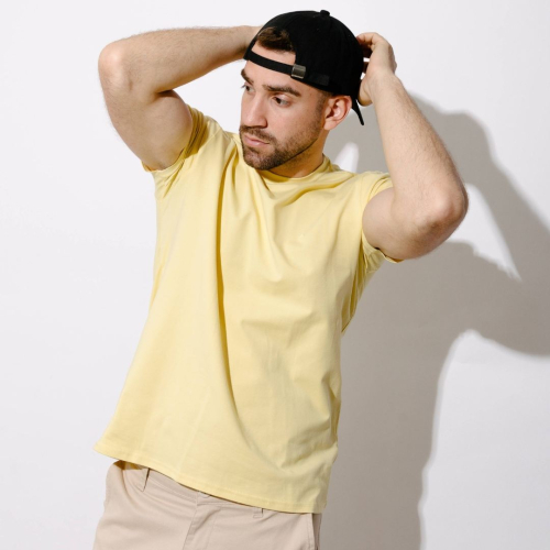 REMERA LIBERATO BASICS PREMIUM TEE AMARILLA