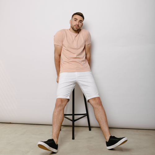 REMERA LIBERATO BASICS PREMIUM TEE ROSA CLARO