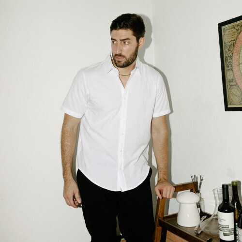 CAMISA LIBERATO BASICS MANGAS CORTAS BLANCA