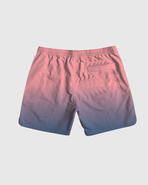 SHORT DE BAÑO LIBERATO BASICS ROSA DEGRADE LILA