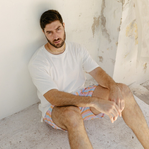 SHORT DE BAÑO LIBERATO BASICS RAYAS COLORES