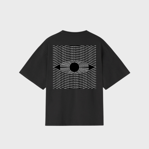 REMERA LIBERATO BASICS OVERSIZE NEGRA PERCEPTION