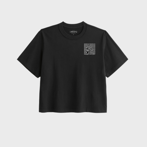 REMERA LIBERATO BASICS OVERSIZE NEGRA NOSPACE