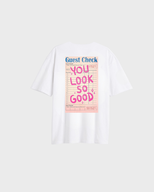 REMERA LIBERATO BASICS OVERSIZE PREMIUM 250 GSM MARFIL CHECK