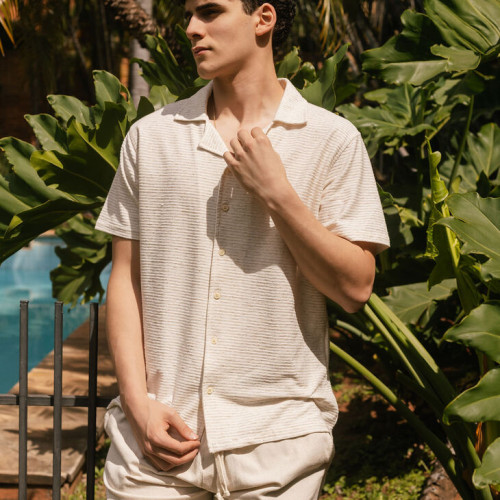CAMISA LIBERATO BASICS PLAYERA BEIGE