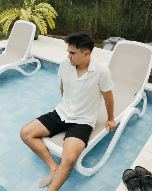 CAMISA LIBERATO BASICS PLAYERA BLANCA