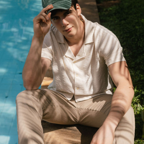 CAMISA LIBERATO BASICS PLAYERA BEIGE
