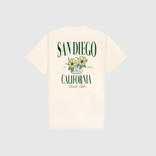 REMERA LIBERATO BASIC REGULAR FIT BEIGE CALIFORNIA BEACH CLUB