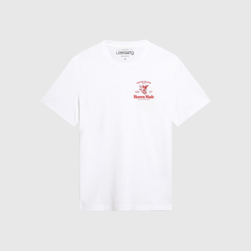 REMERA LIBERATO BASICS REGULAR FIT  MARFIL HEAVEN MADE