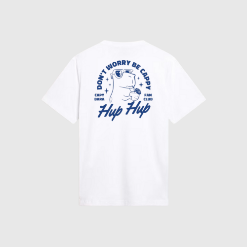 REMERA LIBERATO BASICS REGULAR FIT  MARFIL HUP HUP