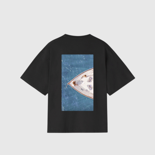 REMERA LIBERATO BASICS OVERSIZE NEGRA SUMMER DECK