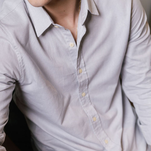 CAMISA LIBERATO BASICS MANGAS LARGAS GRIS