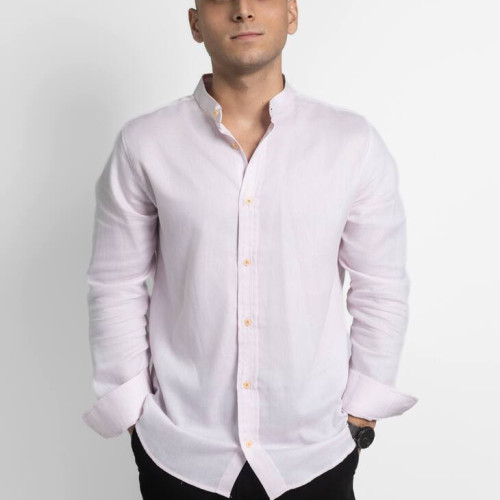 CAMISA LIBERATO BASICS MAO MANGAS LARGAS ROSADA FANTASIA