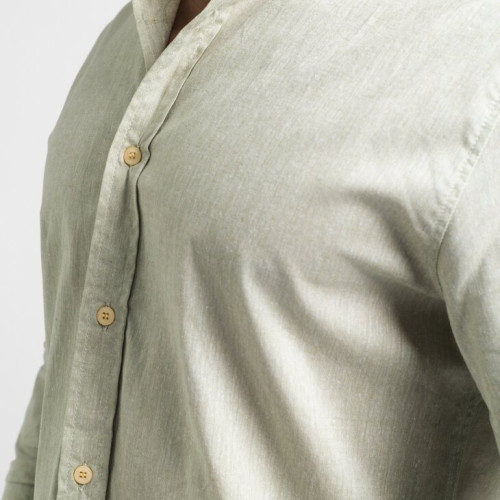 CAMISA LIBERATO BASICS MAO MANGAS LARGAS VERDE