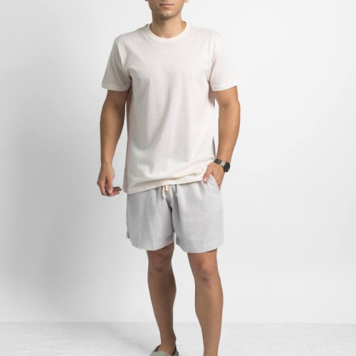 BERMUDA LIBERATO BASICS CON GOMA LINO GRIS