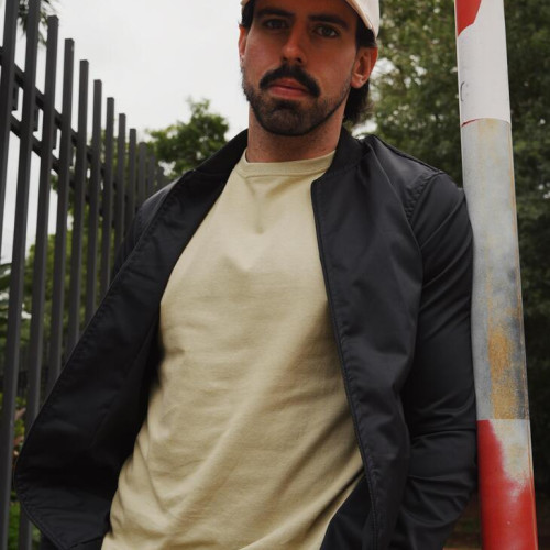 BOMBER JACKET LIBERATO BASICS NEGRA