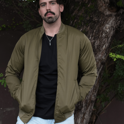BOMBER JACKET LIBERATO BASICS VERDE