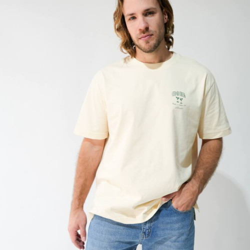 REMERA LIBERATO PREMIUM 250GSM OVERSIZE BEIGE CEDAR CREEK