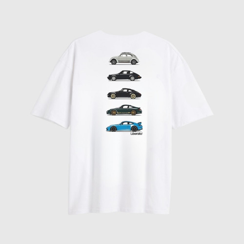 REMERA LIBERATO PREMIUM 250GSM OVERSIZE MARFIL PORSCHE COLLECTION