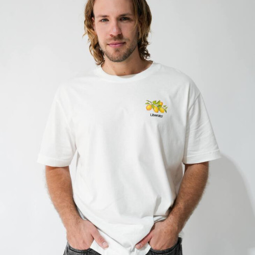 REMERA LIBERATO OVERSIZE MARFIL PREMIUM FRESH LEMON