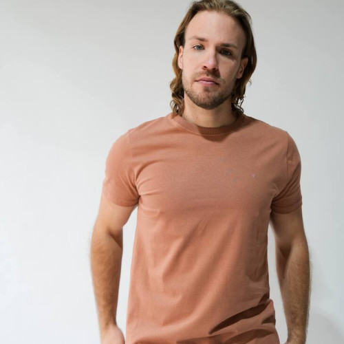 REMERA LIBERATO REGULAR FIT MARRON