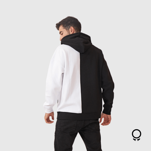 HOODIE N+ DAREK COMBINADO BLANCO