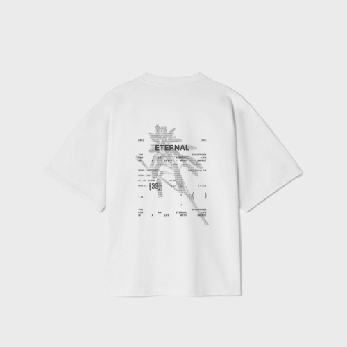 REMERA UNDISTURB3D ETERNAL 250 GSM WHITE
